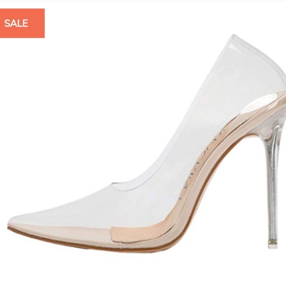 🔥🔥 PointedToe Clear/Lucite Pumps - Picture 8 of 8